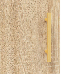 Berkfield Highboard Sonoma Oak 69.5X34X180 Cm Engineered Wood - thumbnail 9