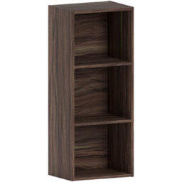 Lassic Vida Designs Oxford Walnut 3 Tier Cube Bookcase Freestanding Shelving Unit (H)800mm (W)320mm (D)240mm - thumbnail 7