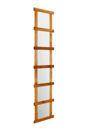 Mirroroutlet The Trellis Garden Large Wooden Wall Fence Or Leaner Mirror 180Cm X 36Cm - thumbnail 3