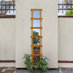 Mirroroutlet The Trellis Garden Large Wooden Wall Fence Or Leaner Mirror 180Cm X 36Cm