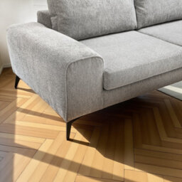 Abakus Direct Venice 3 Seater Sofa In Light Grey With Deep Seats And Extra-Wide Padded Arms - thumbnail 6
