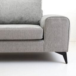 Abakus Direct Venice 3 Seater Sofa In Light Grey With Deep Seats And Extra-Wide Padded Arms - thumbnail 9