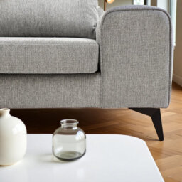 Abakus Direct Venice 3 Seater Sofa In Light Grey With Deep Seats And Extra-Wide Padded Arms - thumbnail 8