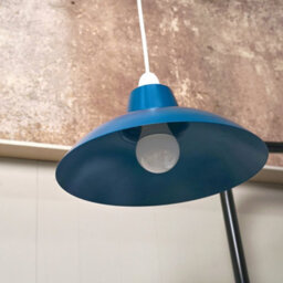 Valuelights Civic Metro Blue Ceiling Shade And Bulb (D)28.8Cm - thumbnail 5