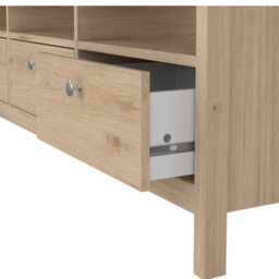 Furniture To Go Madrid Tv-Unit 3 Drawers In Jackson Hickory Oak - thumbnail 9