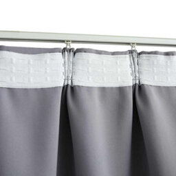 Berkfield Blackout Curtain With Hooks Grey 290X245 Cm - thumbnail 4