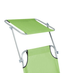 Beliani Sun Lounger Foligno Ii Reclining Metal Lime Green - thumbnail 8