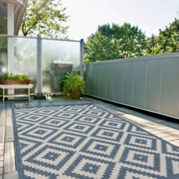 The Rugs Ecology Collection Outdoor Rugs In Blue  100Blu - thumbnail 2