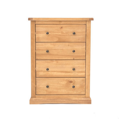 Cabinet Bits Lucca 4 Drawer Chest Of Drawers Brass Knob - image 1