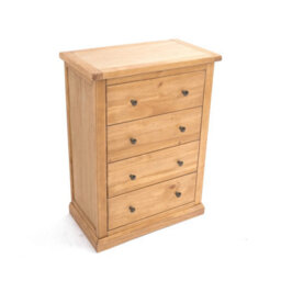 Cabinet Bits Lucca 4 Drawer Chest Of Drawers Brass Knob - thumbnail 3