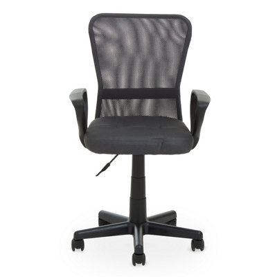 Orsina Ergonomic Dark Grey Home Office Chair, Comfortable Design Work From Home Chair, Movable Ergonomic Chair - image 1