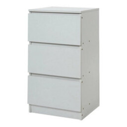 Bedside Drawer Storage Cabinet Home Bedroom Furniture Nightstand Lamp Side Table - thumbnail 1
