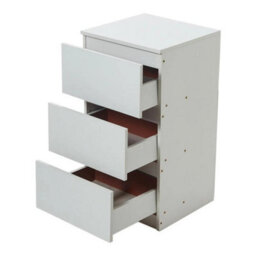 Bedside Drawer Storage Cabinet Home Bedroom Furniture Nightstand Lamp Side Table - thumbnail 3