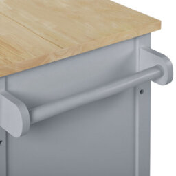 Beliani  Kitchen Trolley Genoa Grey - thumbnail 9