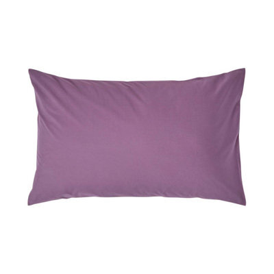 Homescapes Grape Egyptian Cotton Housewife Pillowcase 200 Tc, Standard Size - image 1