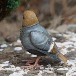 Master Robin Resin Sculpture Home Garden British Bird Statue Outdoor Ornament - thumbnail 3