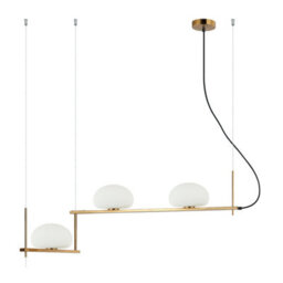 Luminosa Lighting Luminosa Kernio Bar Pendant Ceiling Light Brass 3Xg9 - thumbnail 1