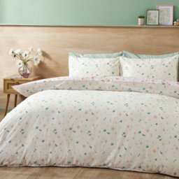 Catherine Lansfield Enchanted Twilight Animals Reversible Double Duvet Cover Set With Pillowcases Lilac - thumbnail 2