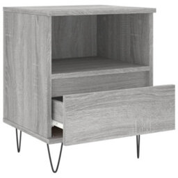 Berkfield Bedside Cabinets 2 Pcs Grey Sonoma 40X35X50 Cm Engineered Wood - thumbnail 6