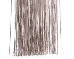 Decoris Blush Pink Lametta Foil Tinsel Garland Strand Christmas 50Cm X 40Cm