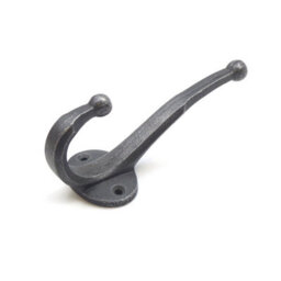 Oakcrafts - Antique Cast Iron Contemporary Coat Hook - Pack Of 4 Hooks - thumbnail 3