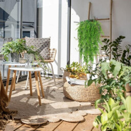 Artificial Hanging Plants Fern Vine, Fake Hanging Ivy Leaf Decoration For Indoor And Outdoor Use, Greenery Decor, 2Pcs - thumbnail 5