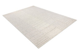 RugsX Flux 461.3.ae121 Wool Carpet Osta - Geometric, Structural, Loft Beige Grey 240X340 Cm - thumbnail 3