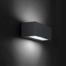 Luminosa Lighting Luminosa Nemesis Aluminium 1 Light Outdoor Wall Light Urban Grey Ip54, E27 - thumbnail 2