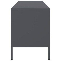 Berkfield Tv Cabinet Anthracite 100.5X39X50.5 Cm Steel - thumbnail 7