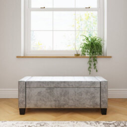 Velvet Ottoman Storage Bench Window Seat Box Bedroom Living - thumbnail 5