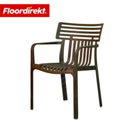 Floordirekt 6 Pack Stackable Garden Chairs Weather Resistant Uv Protected Patio Balcony Dining Set Anthracite 60 X 51 Cm - thumbnail 5