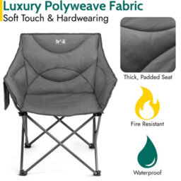 Trail Outdoor Leisure Serin Extra Large Padded Camping Chair - thumbnail 4