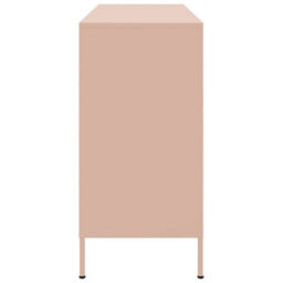 Berkfield Sideboard Pink 100.5X39X79 Cm Steel - thumbnail 7