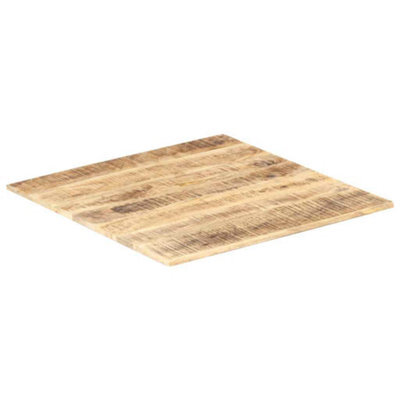 Berkfield Industrial Table Top Solid Mango Wood 15-16 mm 80X80 Cm - image 1