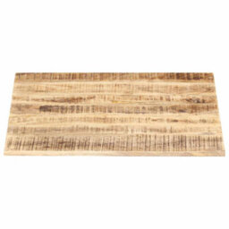 Berkfield Industrial Table Top Solid Mango Wood 15-16 mm 80X80 Cm - thumbnail 3