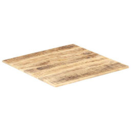 Berkfield Industrial Table Top Solid Mango Wood 15-16 mm 80X80 Cm - thumbnail 1