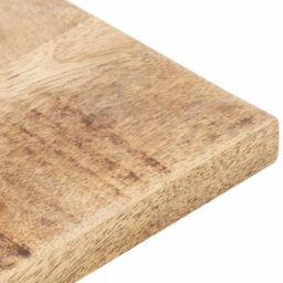 Berkfield Industrial Table Top Solid Mango Wood 15-16 mm 80X80 Cm - thumbnail 8