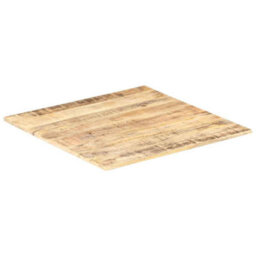 Berkfield Industrial Table Top Solid Mango Wood 15-16 mm 80X80 Cm - thumbnail 5