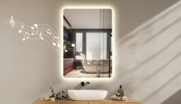 500 X 700 mm Led Bluetooth Wall Mounted Bathroom Mirror - thumbnail 4