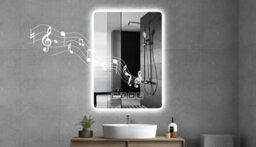 500 X 700 mm Led Bluetooth Wall Mounted Bathroom Mirror - thumbnail 1