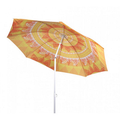 Vivo 1.9M Garden Parasol Mandala Umbrella Tilt Outdoor Sunshade Canopy - Orange - image 1