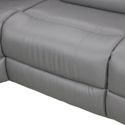 Furniture in Fashion Sorreno Bonded Leather Recliner Corner Sofa In Dark Grey - thumbnail 8
