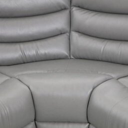 Furniture in Fashion Sorreno Bonded Leather Recliner Corner Sofa In Dark Grey - thumbnail 7