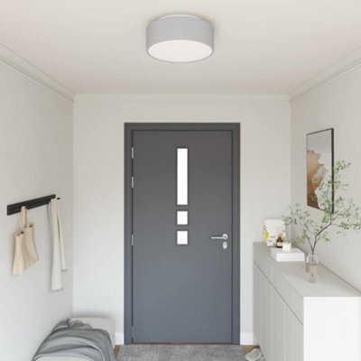 Walplus Ceiling Lamp Grey 38 X 13.5 Cm Fabric - image 1