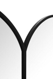 Mirroroutlet The Corde Black Metal Framed Heart Shaped Garden Mirror 180Cm X 180Cm - thumbnail 4