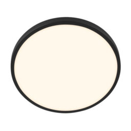 Briloner Black Led Ceiling Light Round Panel Hallway Living Room Lamp 33Cm, 17,5W, 2400Lm - thumbnail 1