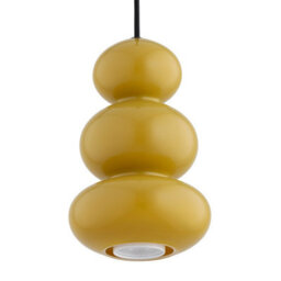 Luminosa Lighting Luminosa Orlando Slim Pendant Ceiling Light Honey Gloss Gu10 - thumbnail 4