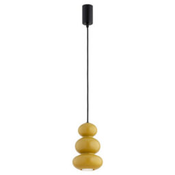 Luminosa Lighting Luminosa Orlando Slim Pendant Ceiling Light Honey Gloss Gu10