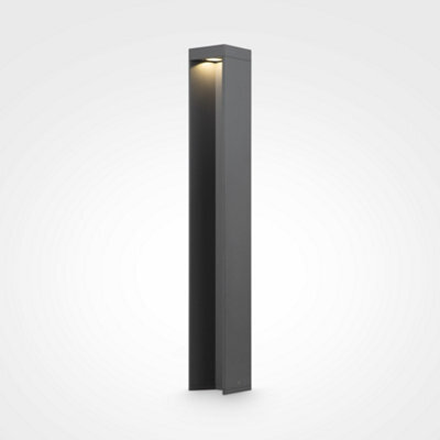 Luminosa Lighting Luminosa Maytoni Essen Outdoor Bollard Grey, 65Cm 4000K Ip54 - image 1