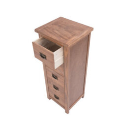Cabinet Bits Padua 5 Drawer Narrow Chest Of Drawers Bras Drop Handle - thumbnail 5